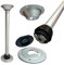 DarkSwan Removable Tischfüße, Aluminiumlegierung Schwenktisch RV Table Legs, Wohnmobil Camping Tischbeine, Tischfuß zum Wohnmobile Boot & Yacht, 71cm