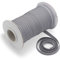 Schrägband, doppelt gefaltetes Schrägband, 1/4 Zoll, durchgehendes Schrägband zum Nähen, Quilten, Binden, Säumen, Bekleidung, Polyester, nicht dehnbar (grau, 6 mm, 48 m)