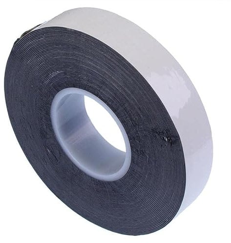 Switch Electronics Black 19mm Self Amalgamating Rubber Tape Waterproofing Sealing Cable Pipe Repair Electrical Connections (10m)