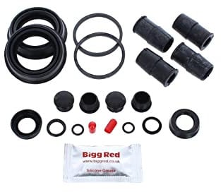 Bigg Red - Brake Caliper Seal Repair Kit - Compatible with - Rear - Axle Set - Fits Standard ATE Single 45mm Piston Calipers