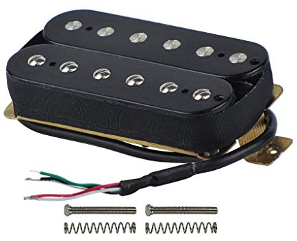 Humbucker Pickups für E-Gitarre Neck Alnico V schwarz
