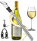 Juego de enfriadores de vino, accesorios 3 en 1 de alta calidad con barra de enfriamiento de vino de acero inoxidable, vertedor y aireador decantador, vino tinto, mujeres hombres y vino regalo