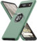 AOUIA für Google Pixel 7A Hülle mit 360° Magnetischer Drehbarer Ständer, [Fingerabdruck-resistent] [stoßfest] [Kratzfest] Kompatibel mit Google Pixel 7A (Alpin Grün)