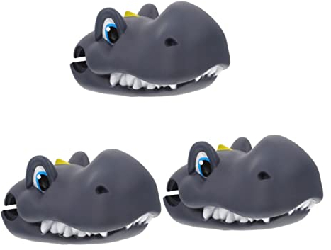 Toyvian 3 STK Lenker Dekoration Pferdekopf Scooter Zubehör Scooter-Lenker-dekor -Scooter-zubehör T-bar-Kopf Scooter-dekor Aus Silikon Miniatur Roller Fahrrad Kieselgel Kind