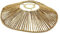 ＡＷＨＡＯ Paralume Intrecciato Paralume Rustico per Lampada Da Soffitto Copri Lampadari Paralumi Paralume per Lampada a Sospensione per Comodino, GIALLO