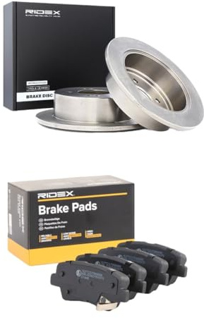 RIDEX Bremsenset Hinten 262,0mm Bremsscheiben und Bremsbeläge Kompatibel mit KIA SOUL AM