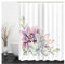 Duschrollo Pflanzen, Shower Curtain Anti Mould 180X180cm Polyester Duschvorhang Saftig Lila Grün für Outdoor Hotel