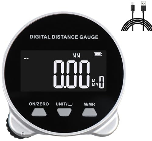Elektronisches Maßband, LCD-Display, digitales Lineal, 200 m lange Entfernung, hohe Genauigkeit, wiederaufladbar, Handlängenmesswerkzeug für kreisförmigen, flachen, gebogenen Durchmesser
