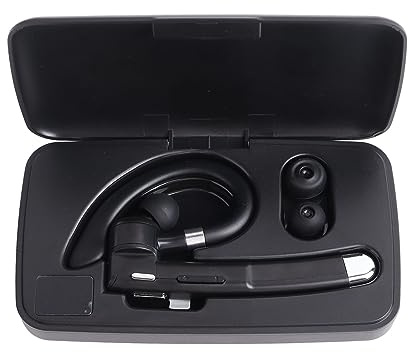 Auricolari 5.1, Cancellazione del Rumore nell'orecchio Singolo, Comode Cuffie Regolabili per la Guida
