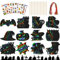 RISF Halloween Kratzbilder für Kinder, 48 Stück Halloween Kratzbilder Bastel Set, 10 Temporäre Tattoo, Fledermaus Geist Kürbis Schädel Hexe Eule, Scratch Art paper mit Holzstiften Ribbon