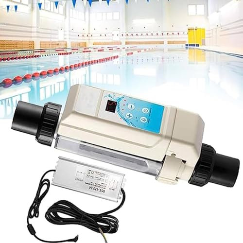 DPQYJPP Salt Water Chlorator - Salt System Pool Salt Water Chlorinator Disinfectant T for Swimming Pool Clear Salt Water System for up to 13209 Gallons Above Ground Pool,8g/h