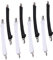 MERRYHAPY 8 Stück Blatt Bettlaken-Clip Matratzenauflagen-Clips Bettwäsche Bettbezüge Bettzeuggurt Matratzenauflagengurt Matratzenclip Verstellbare Matratze Matratzenbefestigungen Weiß Nylon