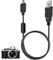 kiki fancy Camera Battery Charger, Charging and Data USB Cable Compatible with Olympus SZ-12 SZ-14 SZ-20 SZ-30MR SZ-31MR TG-1 Image Transfer Battery Charger Replacement(Black)