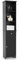 RELAX4LIFE Bathroom Tall Cabinet, Slim Wooden Storage Cupboard with 2 Adjustable Shelves, Door Cabinet & Drawer, Floor Standing Narrow Organiser Tallboy Unit for Living Room Kitchen (Black)