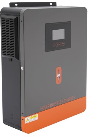 Hybrid-Wechselrichter 120 A MPPT Solar-Laderegler 48 V Unabhängiger Wechselrichter Max PV 500 V für das Wohnmobil, LKW, Solaranlage, Outdoor-Feldarbeiten, Camping, Stromausfall, Notfall