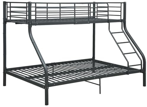 Festnight Hochbett 140x200 cm 90x200 cm Etagenbett 2 Kinder Stockbett Metall Jugendbett Kinderbett Bunk Bed Doppelstockbett Metallbett Bettgestell Jugendzimmer