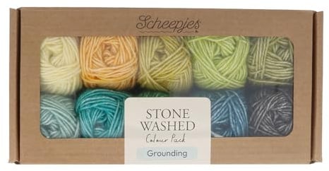 Scheepjes Stone Washed Farbpack 10x25g - Grounding