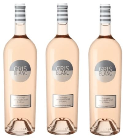3x 1,5l - 2025er - Gérard Bertrand - Gris Blanc - MAGNUM | Pays d'Oc I.G.P. - Frankreich - Rosé-Wein trocken