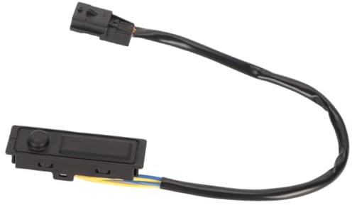 Riloer Interruptor de liberación de la puerta del maletero, 4 pines, asa del maletero, botón de apertura del maletero, compatible con Nissan Qashqai 2015-2019, 25380