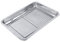 Qianly Teglia da forno con griglia, teglia per biscotti per cookie da forno per i ristoranti a buffet barbecue, 45 Cm X 35 Cm X 4.8