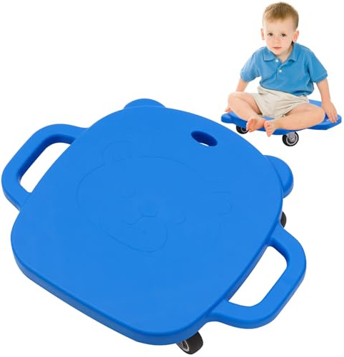 Kinder Balance Board Scooter mit Griffen,Rollbrett mit Lenkrollen,Fördern Motorik & Koordination,Balance Spielzeug ab 3 Jahre,Ideal für Kindersport und Bewegungsspiele