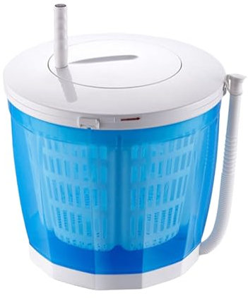 Lavadora manual 2 en 1 con secadora giratoria, solución de lavandería multifuncional, lavadora portátil para espacios pequeños, lavadora para dormitorios y espacios pequeños