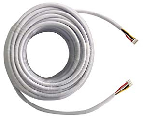 TMEZON 15M RVV4 4 Wire Cable for Video Door Phone Doorbell Doorbell Intercom Cable Extension Cable