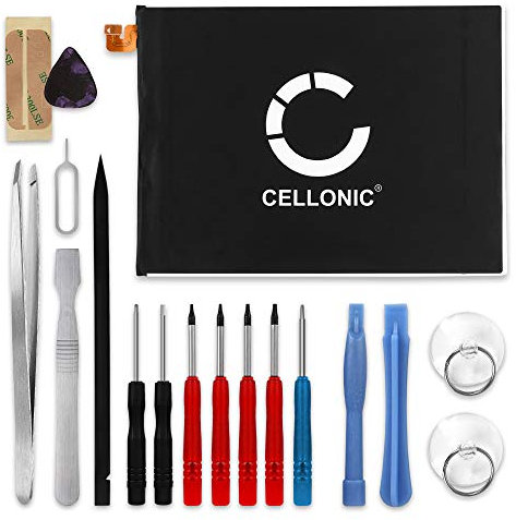 CELLONIC, Akku für Tablet kompatibel mit Samsung SM-T719 Galaxy Tab S2 8.0, SM-T713 Plus (3.8V, 3500mAh) + Werkzeug-Set 17tlg