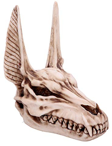 Nemesis Now Totenkopf-Figur Anubis 17 cm, Kunstharz, Taupe, Einheitsgröße