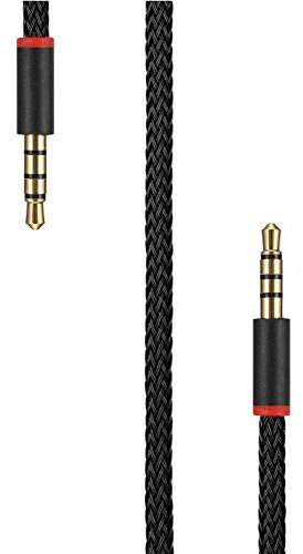 Gaming Headset Talkback Cable for Turtle Beach Chat Audio Cable for The PS4 / Xbox One Controller with 3.5mm Male to Male Headset Jack Cord Extension