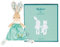 KALOO - Fripons - Dreieckiges Doudou Justin der Hase - Flauschiges und besonders weiches Doudou 20 cm - Ab Geburt, K963670