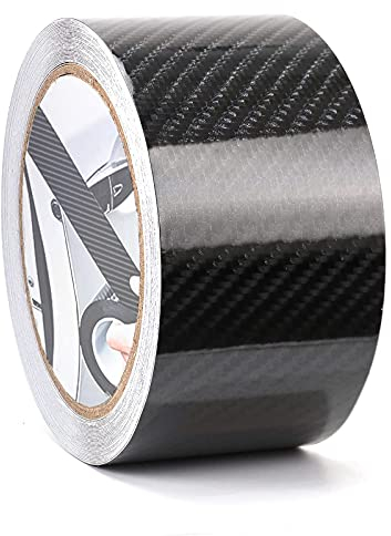 Guanyj 5cmx900cm Auto Einstiegsleisten Aufkleber Schutzfolie Lackschutzfolie Schutzfolie Carbon Folie Aufkleber Folie Schwarz Matt Folie Auto Lackschutzfolie für Auto Fahrrad Motorr