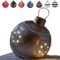 Aufblasbare Weihnachtskugel, Dekoration, riesiger Ball, für den Außenbereich, Ornamente für Hochzeit, Festival, Heim, Hof, Rasen, Garten, Außendekoration, mit Pumpe (C), 60 cm
