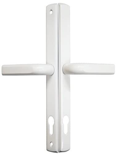 Millenco Upvc Door Handle 240mm Screw Fix 117pz Match Sprung White