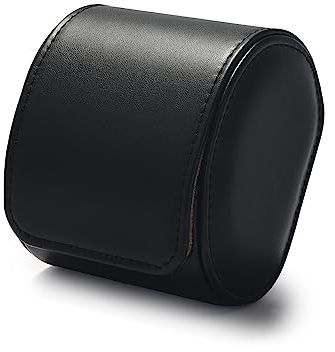 Oirlv Lusso Pu Pelle Orologio Rotolo Caso Di Stoccaggio Per Natale Compleanno Scatola Orologi(Nero)