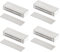 4 Pcs Iman Pestillo para Puerta Armario, Cierre Magnético Autoadhesivo, Cierres Magneticos de Muebles para Cajón, Imanes Cierre Puertas de Acero Inoxidable (Grande)