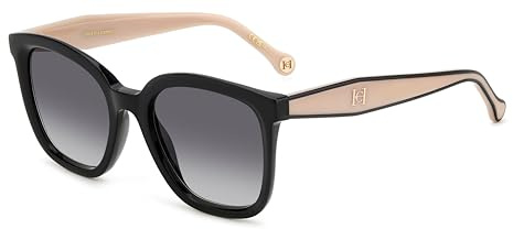 CAROLINA HERRERA Her 0225/G/S Sonnenbrille, Schwarz Pink, 54 für Damen, Schwarz pink, 52