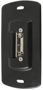 Gâche électrique réversible en applique pour portillon IP65. - Noir Ral 9005