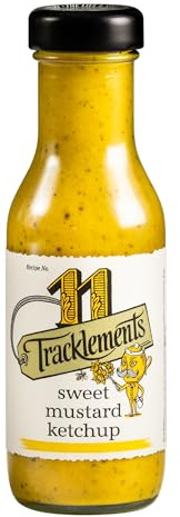 Tracklements - Sweet Mustard Ketchup, A Great Condiment for Basting Steaks and Chops or Partnering with Salads, Potatoes and Halloumi, Gluten free, Vegetarian and Vegan friendly, 290g Jar
