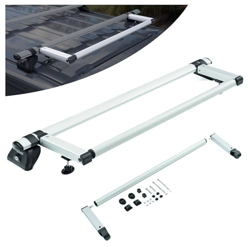 Rhino KammRoller | Kompatibel mit Ford Transit 2014+ L2H2 / L4H3 | Heckrolle für Dachgepäckträger; Laderolle für KammBar-Dachträgersystem | Ladehilferolle, Laderollensystem für Dachträger; Alu