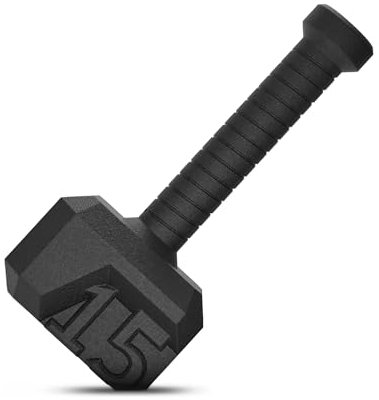 Bestfor Hammer Iron Kettlebell, Weight Lifting Strength, for Cross Training, Cardio, Fitness, Muscle Exercise Chart, Body Building, Home Gym Workout 15lb