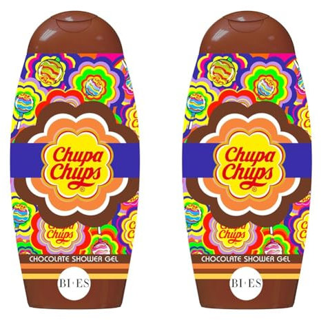 Chupa Chups Chocolate Fragrance Shower Gel Suitable for All Ages, 250 ml (Pack of 2)