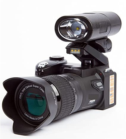 Cámara digital, cámaras para fotografía, Zoom óptico 24X Cámaras digitales profesionales for fotografía Enfoque automático 33MP Foto 1080P Videocámara HD Kit de 3 lentes Portátil para viajes y con bue