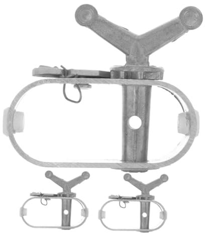 YARNOW 3 Pièces Tendeurs De Fil pour Structures De Culture Et Plantes, Treuils Robustes pour Bâche De Piscine Hors Sol Ronde Ou Couleur Argent