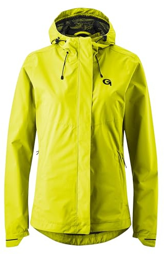 Gonso Save Jacket Essential W, Damen Fahrradjacke, Wasserdichte Jacke | Wasserdicht bis 10.000 mm, Winddicht, 2-Lagenlaminatt & getapte Nähte, Weite Passform, Perfekt für das ganze Jahr