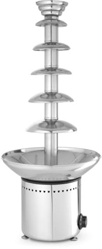 MBH - Fuente de Chocolate Profesional de 6 Niveles. Fuente Fondue de Chocolate en Acero inoxdidable para hostelería