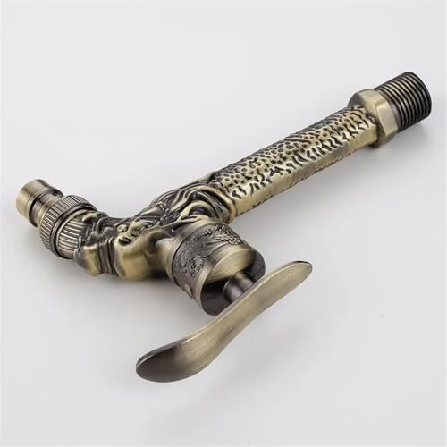 LIUHLFSR Ablaufschlauch FüR Waschmaschinen Wand Wasserhahn Outdoor Garten Bad Badewanne Waschmaschine FüR SchläUche Von Waschmaschinen, GeschirrspüLern(Bronze)