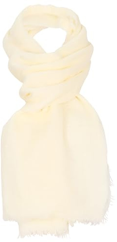 malito - Damen Modeschal aus Viskose - leichter Schal Unifarben - dünnes Halstuch - weich & atmungsaktiv S604 - (Creme)