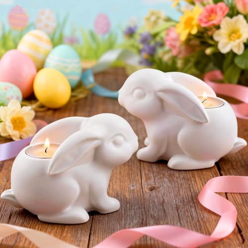 EPODA Silikonform Gießformen Ostern, Silikonform Ostern für Frühling, Gießformen Ostern Hase, Osterhase Gipsformen zum Gießen (I)