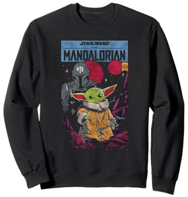 Star Wars The Mandalorian Grogu Comic Sweatshirt